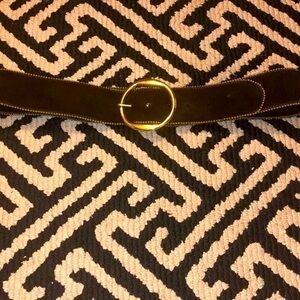 GARAY brown Suede Leather Belt